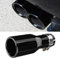 Auspuffrohrverkleidung Unifür Versal Auto Auspuffrohr Heck Hals Edelstahl Schalldämpfer Spitzen Auspuffblende mit Klemme 54-76-200mm