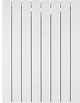 Fondital V693AM06408 Radiatore in alluminio pressofuso Blitz Super B4, 800 mm, 8 elementi, bianco