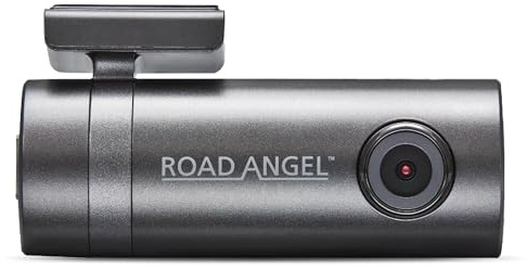 Road Angel Halo Drive 2K In Car Camera Dash Cam Front - Dashcam Front - Night Vision Dashcams for Cars - Car On-Dash Mounted Cameras with Supporting App, Black | 1296p HD Dash Cams For Cars Front View | Night Vision Dashcams for Cars | Car On-Dash Mounted Cameras with Supporting App