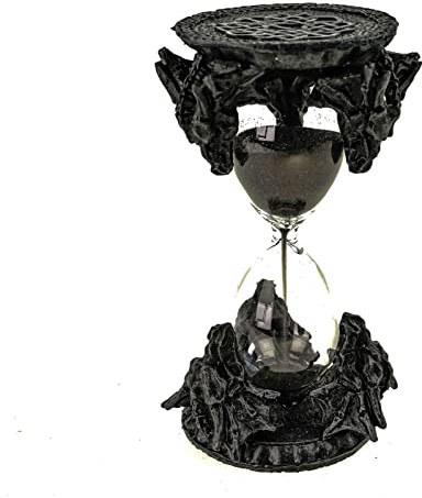 VOGLER Joh. Vogler GmbH Stundenglass Drachenköpfe Sanduhr 16 cm Dragon Figur Gothic