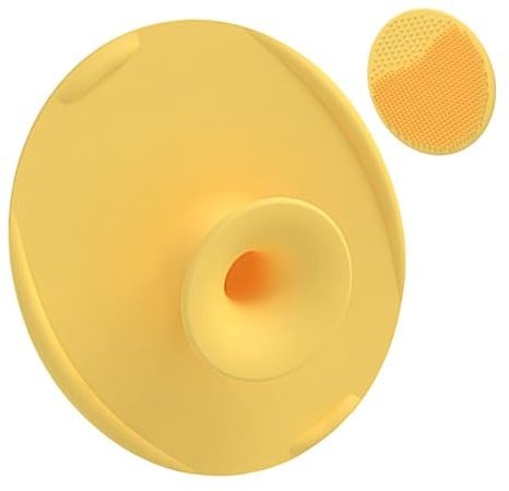 Baby Bath Head Scrubber | Baby Hair Wash Brush,Soft Silicone Scalp Comb for Cradle Cap Cleaning, Massage Tool with Suction Cup