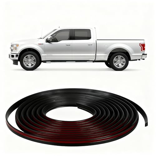 Kit Universel de Garnitures d'ailes - Protection de Bord en T de 10 Meters pour Ailes,Joint en Caoutchouc EPDM avec Ruban adhésif Automobile,pour passages de Roues de Voitures et camions.