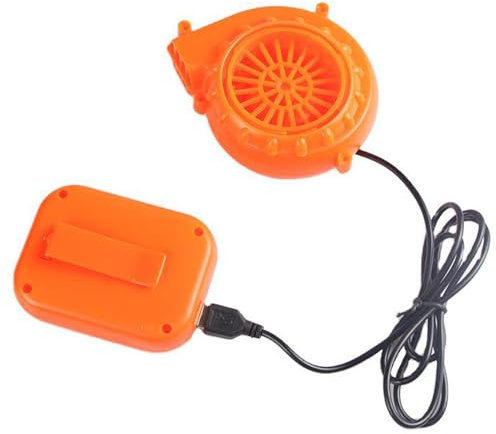 Blower för bärbar luft - Mini elektrisk fläkt, maskothuvudslöja, effektivt luftflöde, uppladdningsbart, lätt att bära blåsare | Mini fläktar för dockhuvuden D