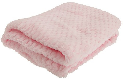 Baby Boys/Girls Supersoft Waffle Textured Blanket (75 x 90cm) (Pink)