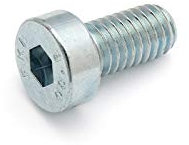 DIN 7984 - Vite cilindrica con esagono incassato e testa bassa, 8,8, zincata (confezione da 10 pezzi), M8x20, 1
