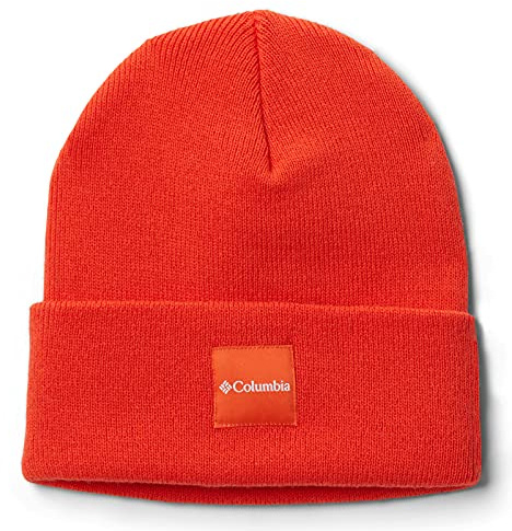 Columbia Unisex City Trek Heavyweight Beanie-Mütze, Roter Quarz, Einheitsgröße