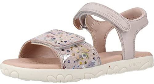 Geox Jungen Mädchen J Haiti Girl Sandal, Rose, 24 EU