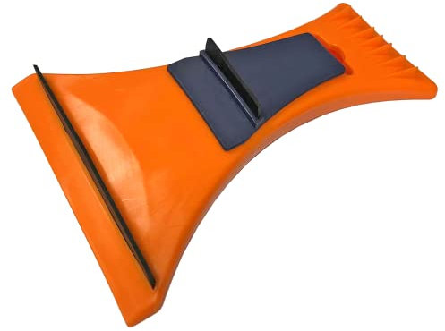 Simply IFD01 Single Ice Scraper with Detachable Mini Scraper - Low Profile Design & Comfortable Grip Handle