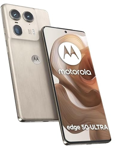 Motorola Edge 50 Ultra 5G | 1TB Storage + 16GB RAM Dual-SIM (Nano, eSIM) SIM-Free Unlocked Android 14 Smartphone (Nordic Wood)