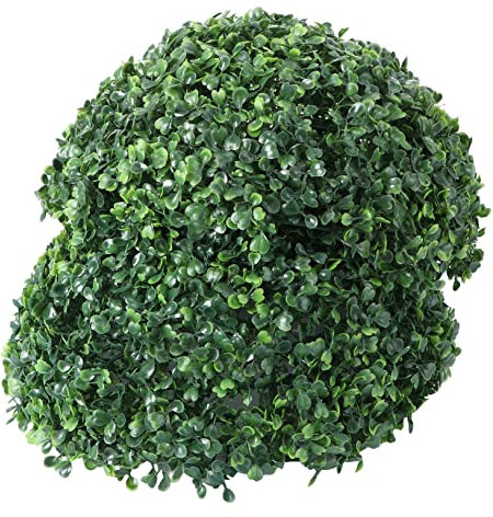 COSMEVIVI Bola De Césped Artificial Colgante 23 Cm Material Plástico Simulada Decoración para Hogar Fiesta y Eventos