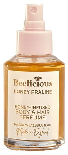 Katsy Style Honey Praline Infused Body & Hair Perfume 100ml | Nourishing & Long Lasting Fragrance Mist