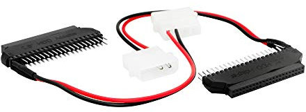 CERRXIAN 2,5 Zoll HDD auf 3,5 Zoll IDE (44 Pin-40 Pin) Adapter für Laptop PC (2 Stück)