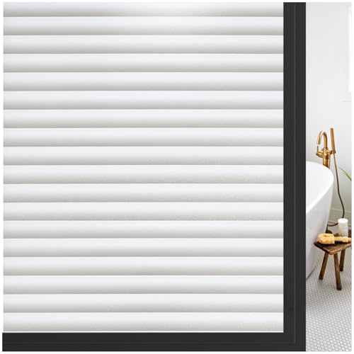 rabbitgoo Window Film for Glass Privacy Film, Matte White, 44.5x400cm