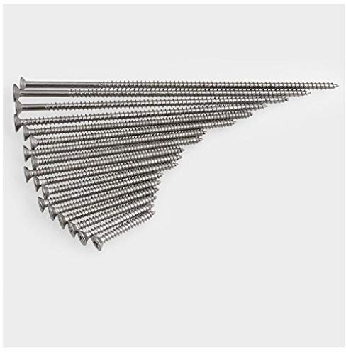 JINYONGFA Tornillo autorroscante M4, Interruptor de Cable Puntiagudo extendido, Montaje en Panel, Cruz de Cable rápida, 30 50 70 150 mm-M4x Longitud 28 mm (50 Piezas)