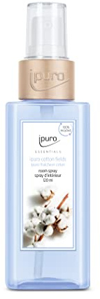 ipuro - erfrischendes ipuro cotton fields Raumspray - dezentes Duftspray mit pudrigen Vanille Noten - stilvolles Room Fragrance für ein puristisches Dufterlebnis in jedem Raum 120 ml