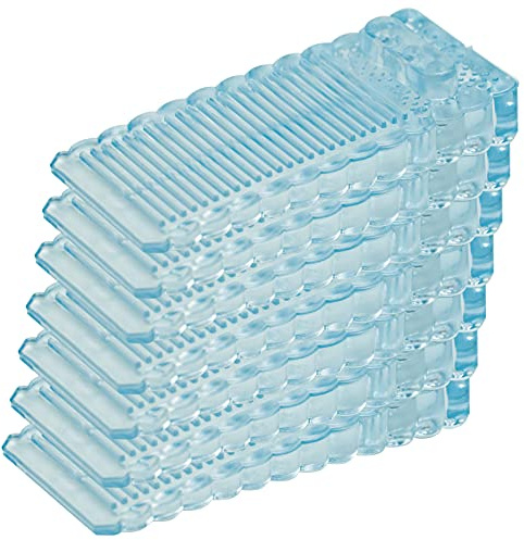 Dörrstopp, 7 stycken, gummi, dörrkil, halkfri, höj- och sänkbar, fönsterstoppkil, giftfri, ingen obehaglig lukt, används i badrum, för balkongdörr, barnrum (transparent)