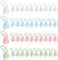 40 Pcs Clothes Hanger Connector Hooks, Space Saving Hangers, Coat Hangers Space Saving, Wardrobe Wizard Hooks, Coat Hanger Hooks for Wardrobe Storage