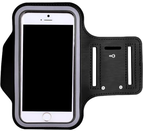 Telefonhållare löpning, PVC vattentätt armband med lätt stötsäker förvaringsväska och nyckelplats, sporttillbehör för jogging, gym, cykling