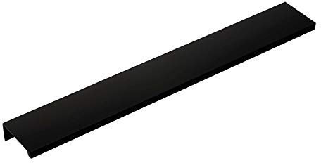 SOTECH Möbelgriff Blankett Jane 280 mm schwarz BA 3 x 80 mm Schrankgriff zur Montage an der Frontinnenseite inkl. Befestigungsschrauben