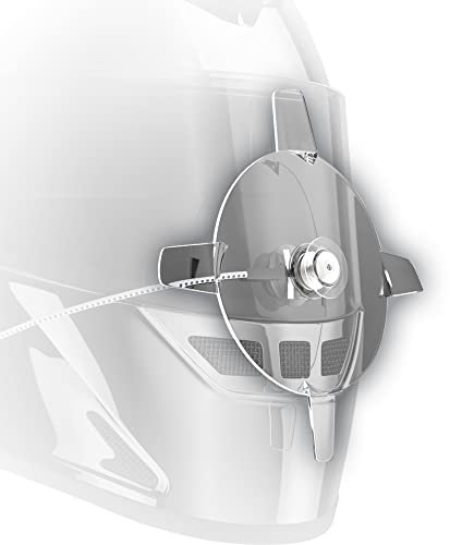 Watroprop die Regenschutzscheibe – Motorradhelm Scheibenwischer – Trotz Regen bei Tag oder Nacht nahezu tropfenfreie Sicht - Motorrad Regenbekleidung