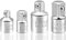 4 Pezzi Set di Adattatori per Bussola da Adattatori 1/4 a 3/8,3/8 a 1/4,1/2 a 3/8, 3/8 a 1/2 Set Acciaio al Cromo per Automobili