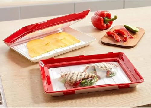 FlexibleFRESH Frischhalteplatten im 3er-Set rot