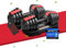 SPORTSCHMIEDE Verstellbare Hanteln Kurzhanteln 2er set Gewichte Hantelset für Frauen und Männer - Heimtraining - Gym für zu Hause - Krafttraining - Adjustable dumbbell set