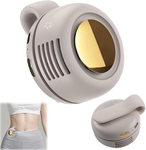 Mini ventilador con clip, portátil, 3 velocidades, recargable por USB, silencioso, sin asas, ventilador de bolsillo para cuello de cintura, ideal para actividades al aire libre, viajes, oficina