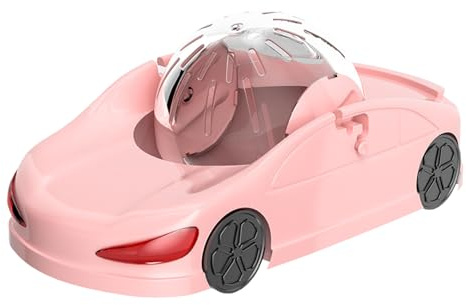 Hamster Roller Ball Toy Car, Fun Pet Transparent Ball | Small Animal Activity Ball | Hamster Exercise Ball | Quiet Exercise Wheel Toy Car | Suitable for Hamsters, Ferrets, and Other Animals