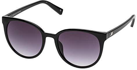Le Specs ARMADA BLACK - Sonnenbrille für Damen Runde Rahmenform mit hohem UV-Schutz LSP1902089