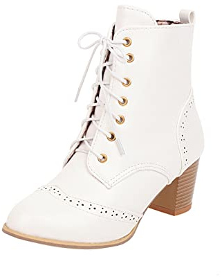 Susenstone 2022 Bottes Chelsea Pour Femmes Bottines De Combat à Lacets Bottines D'Hiver Bottes Militaires ImperméAbles Confortables Chaussures D'Hiver En Plein Air pour Femmes