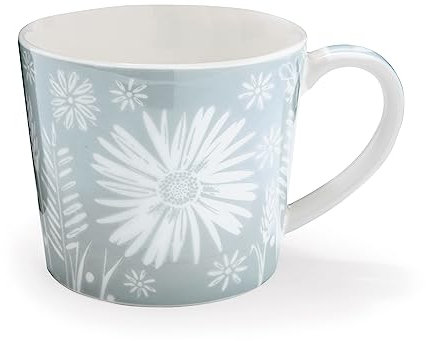 Cooksmart British Designed Conical Coffee Mug | Ceramic Coffee Mugs for Home or Work | Large Mugs for Hot Drinks | Tea and Coffee Cups - Homstead