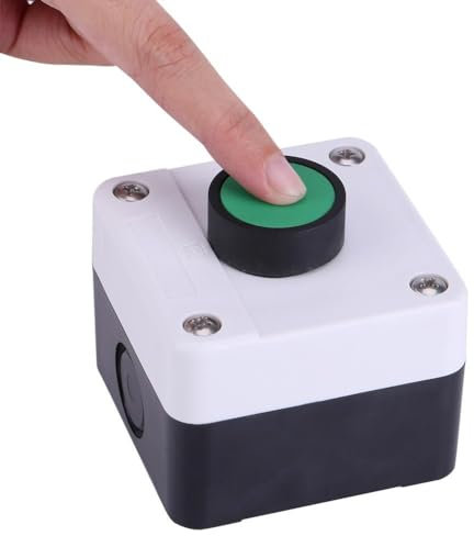 Bouton poussoir, bouton de commande de déverrouillage de porte, interrupteur à bouton-poussoir vert résistant aux intempéries, boîtier de commande à un bouton, for ouvre-porte