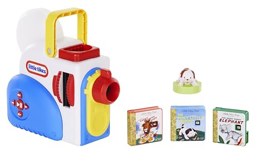 Little Tikes Story Dream Machine startpaket med 3 klassiska sagoberättelser – ljus, ljud och ljudprojektor för barn – inkluderar 3 berättelser och 1 karaktär – för barn i åldrarna 3+ år