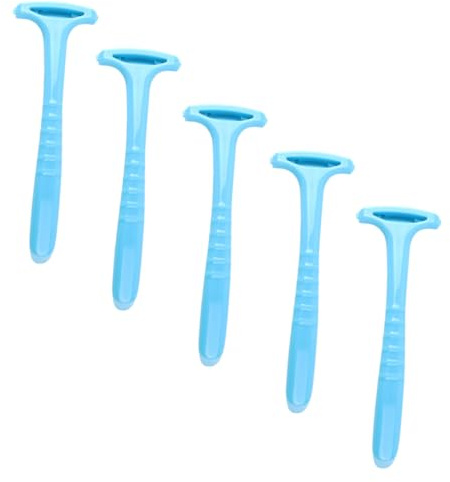 HAPINARY Removedor de Callos para Pies Azul de 5 Piezas Cuchillas de Pp, Ligero y Compacto para Pedicura Profesional y Uso en Casa