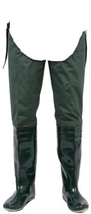 VducK Cuissardes de pêche imperméables en PVC, Cuissardes antidérapantes, Bottes de Plantation, Bottes de pataugeoire à Semelle en Caoutchouc résistantes à l'usure