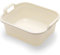 AMK® Addis Linen Rectangular Bowl 9.5L With Handles For Washing Up Dishes Fit For Kitchen Sinks Easy Clean High Gloss Finish