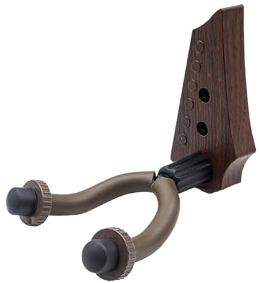 Väggfäste för gitarr – gitarrhängare för väggen | U-format violinväggfäste | professionell violinhållare | banjo-vägghylla för akustiska och elektriska gitarrer | gitarrväggfäste | gitar