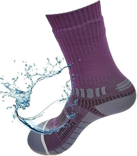 Kadem® Calzini impermeabili per sport acquatici sport invernali campeggio pesca trekking trail vela hiking golf corsa ciclismo ciclismo trekking rafting canottaggio attività all'aria aperta