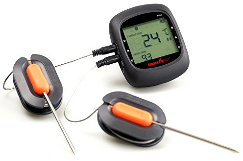 froggit SmokeMax PRO6 Kit de thermomètre sans fil Bluetooth pour barbecue avec application 2 sondes standards et 4 sondes d'experts