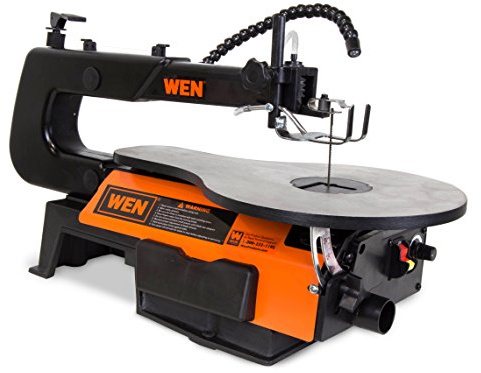 WEN Variable Speed Scroll Saw, 16-Inch with Work Light (3921)