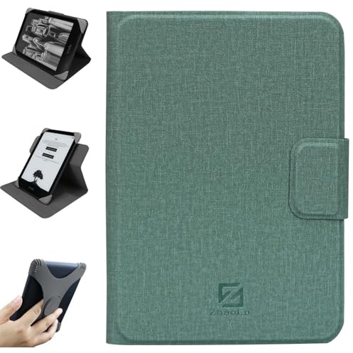 ZhaoCo Universal Detachable Case for 6'' New Kindle 2024/2022, Kobo Nia/Clara 2E / Clara HD, Lightweight Cover with Multiple Viewing Angles - Light Blue