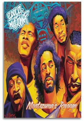 Poster su tela con stampa di Souls of Mischief, You Got It con copertina dell'album e autografata, edizione limitata, decorazione da parete per dormitorio