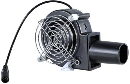YPREWY Potente ventilador de aire para barbacoa, 12 V, 4800 rpm, para inflables, herramienta de barbacoa, camping, ventilación interior y eventos al aire libre