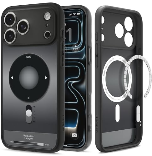 Spigen Ultra Hybrid MagFit Case for iPhone 17 Pro Max, MagSafe Compatible Phone Cover - Classic Black