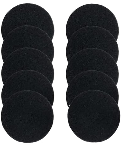 10 esponjas de filtro para el hogar, accesorio de limpieza interior del coche, parte de limpieza para mejorar el aire en el hogar apto para mascotas, filtro de aspiradora lavable