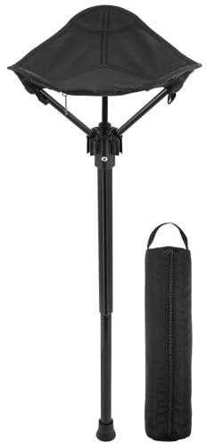 Toddmomy Folding Portable Tripod Chairs Seats: Outdoor 3-Legged Camping Stools Fishing Chair for Camping Party Mountaineering Picnic Beach Garden Lawn