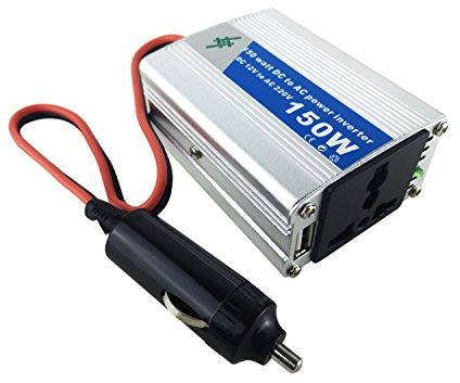 DollaTek 150W DC 12V a AC 220V Adattatore di Alimentazione/Caricatore per Auto per Notebook, iPad, Smartphone, iPhone, Campeggio, Fotocamera Digitale, Prodotti elettronici