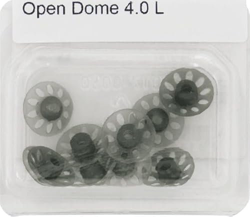 Phonak, Unitron & Hansaton 4.0 Dome Open - Hörgeräte Schirmchen (10 Stück) (L - Ø 10mm)