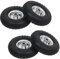 vidaXL 4X Sackkarrenrad Gummi 4,10/3,50-4 (260x83) Ersatzrad Rad Bollerwagen